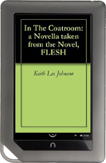 In The Coatroom: a Novella taken from the Novel, FLESH by Keith Lee Johnson for Nook